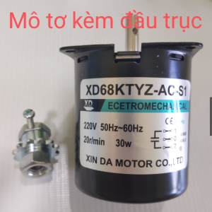 Mô Tơ Giảm Tốc 220V-30W + ốc nhông