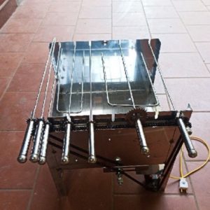 Máy Nướng Thịt Tự Động Mini Bằng Inox